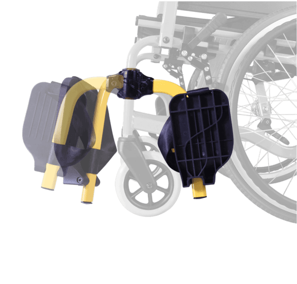 SOMA 215 Ultra Lightweight Compact Wheelchair with Swing Away Footrests KARMA Medical