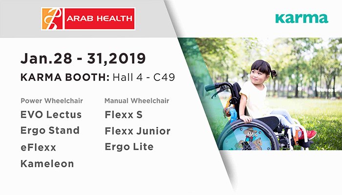 Welcome to visit KARMA Medical on Arab Health 2019