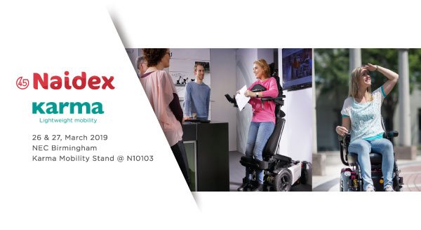 KARMA Mobility UK to be at Naidex 2019