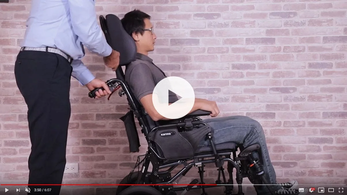 How to prepare the MVP 502 wheelchair