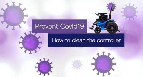 Coronavirus Prevention - How to Clean your Power Wheelchair Joystick