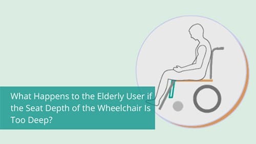 What Happens to the Elderly User if the Seat Depth of the Wheelchair Is Too Deep?