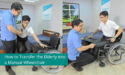 How to Transfer the Elderly into a Manual Wheelchair