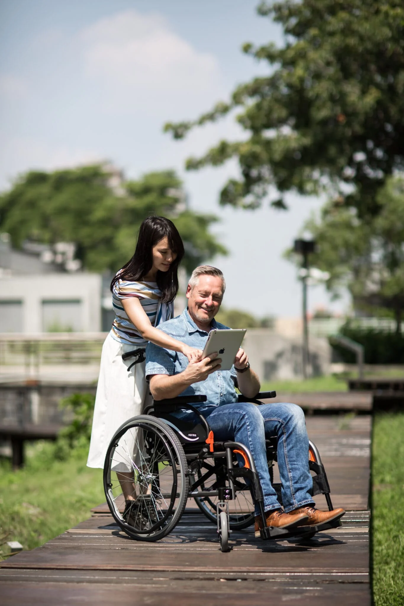 How To Climb Stairs With a Manual Wheelchair KARMA Medical