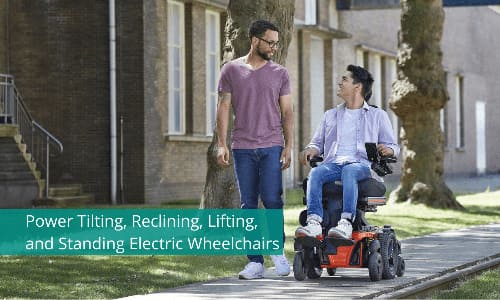 Power Tilting, Reclining, Lifting, and Standing Electric Wheelchairs
