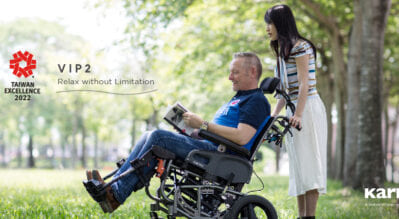 KARMA’s Tilt-in-Space and Recline Wheelchair, VIP 2 | 30th Taiwan Excellence Award 2022