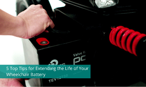 5 Top Tips for Extending the Life of Your Wheelchair Battery