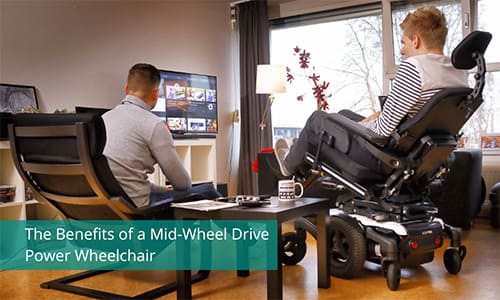 The Benefits of a Mid-Wheel Drive Power Wheelchair