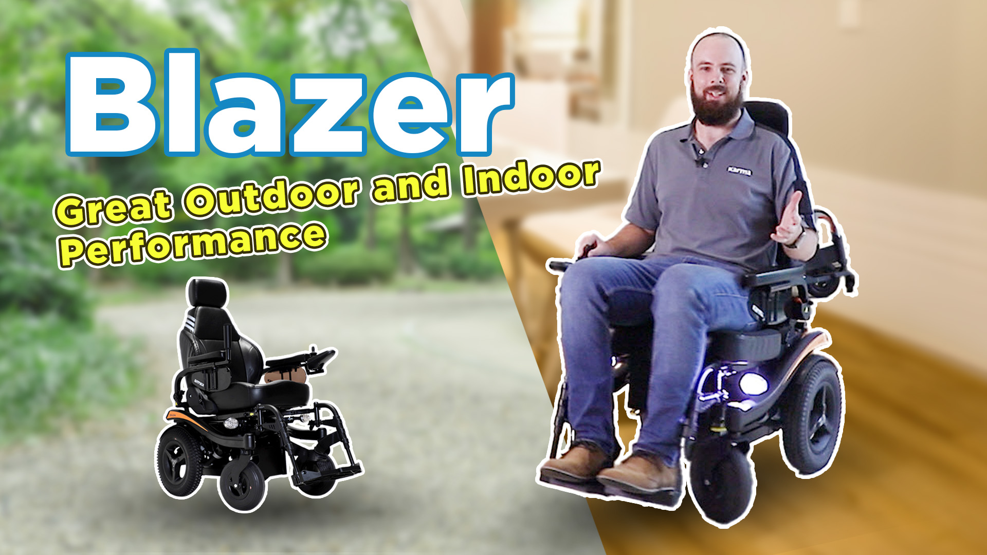 Blazer - High Performance Rear Wheel Drive Power Wheelchair